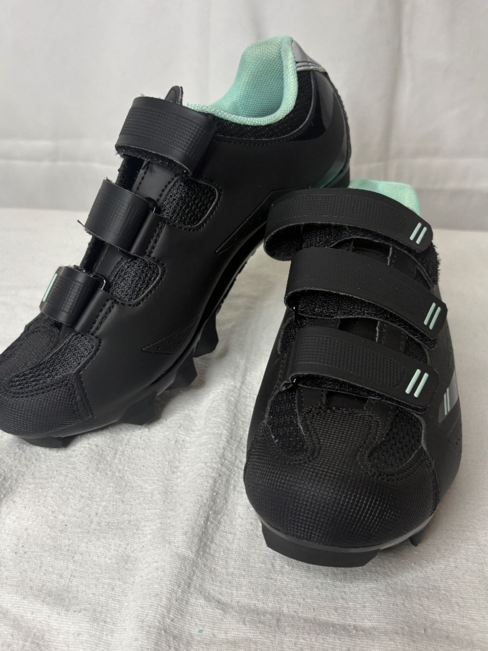 Tommaso Cycling Shoes Women’s Size 7.5 Terra 100 Mountain Biking Spin Teal/Black